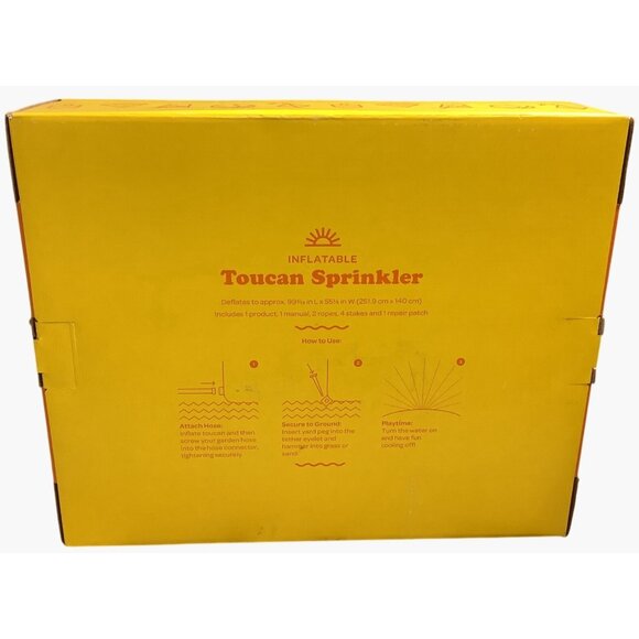 Sun Squad Inflatable Toucan Arch Sprinkler 5Ft Tall - Picture 4 of 4